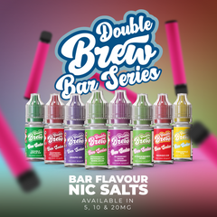 Double Brew Bar Series Nicotine Salts 10ml