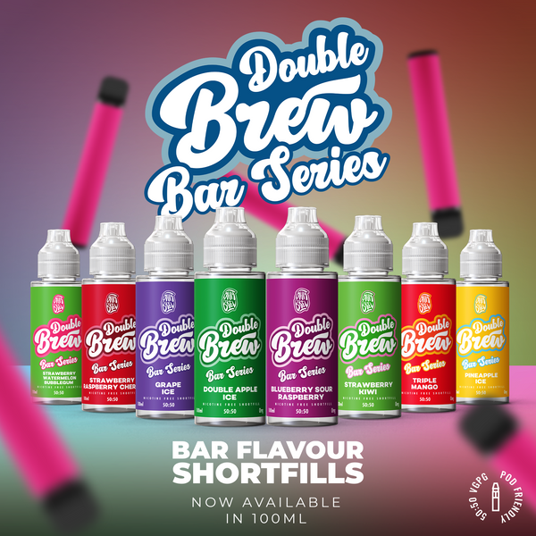 Double Brew Vape Juice Double Brew 100ml 50/50 0mg – The Vape Lounge Double  Brew 100ml