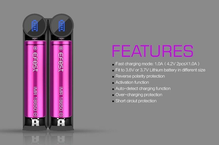 Efest Slim K2 Charger