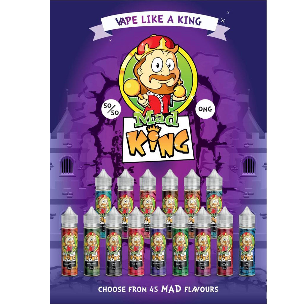 Mad King 50/50 Eliquid 50ml 0mg