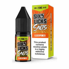 Six Licks Original 10ml Nicotine Salts