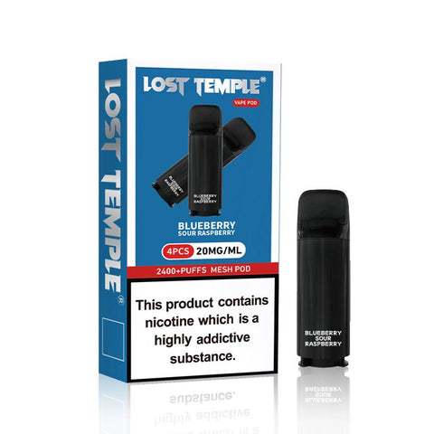 Lost Temple 600 Puff Prefilled Pods 4 Pack