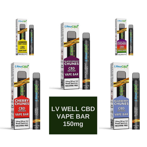 LVWell CBD 150mg Vape Bar Disposable